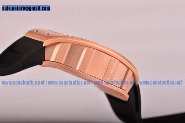 Richard Mille 1:1 Replica RM11-01 Mancini Watch Rose Gold